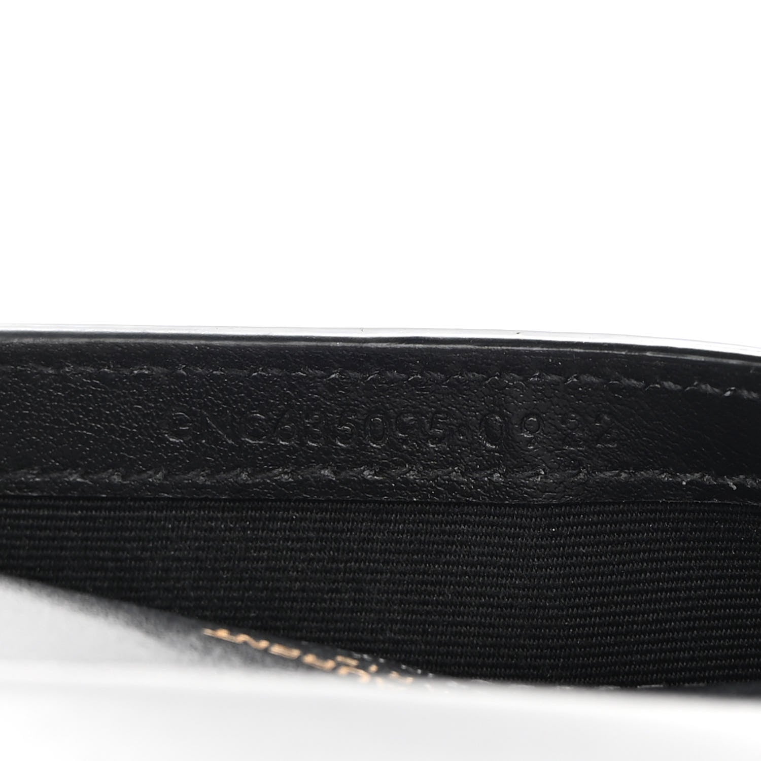 Saint Laurent Crocodile Embossed Monogram Phone Holder Crossbody Black 7 of 14