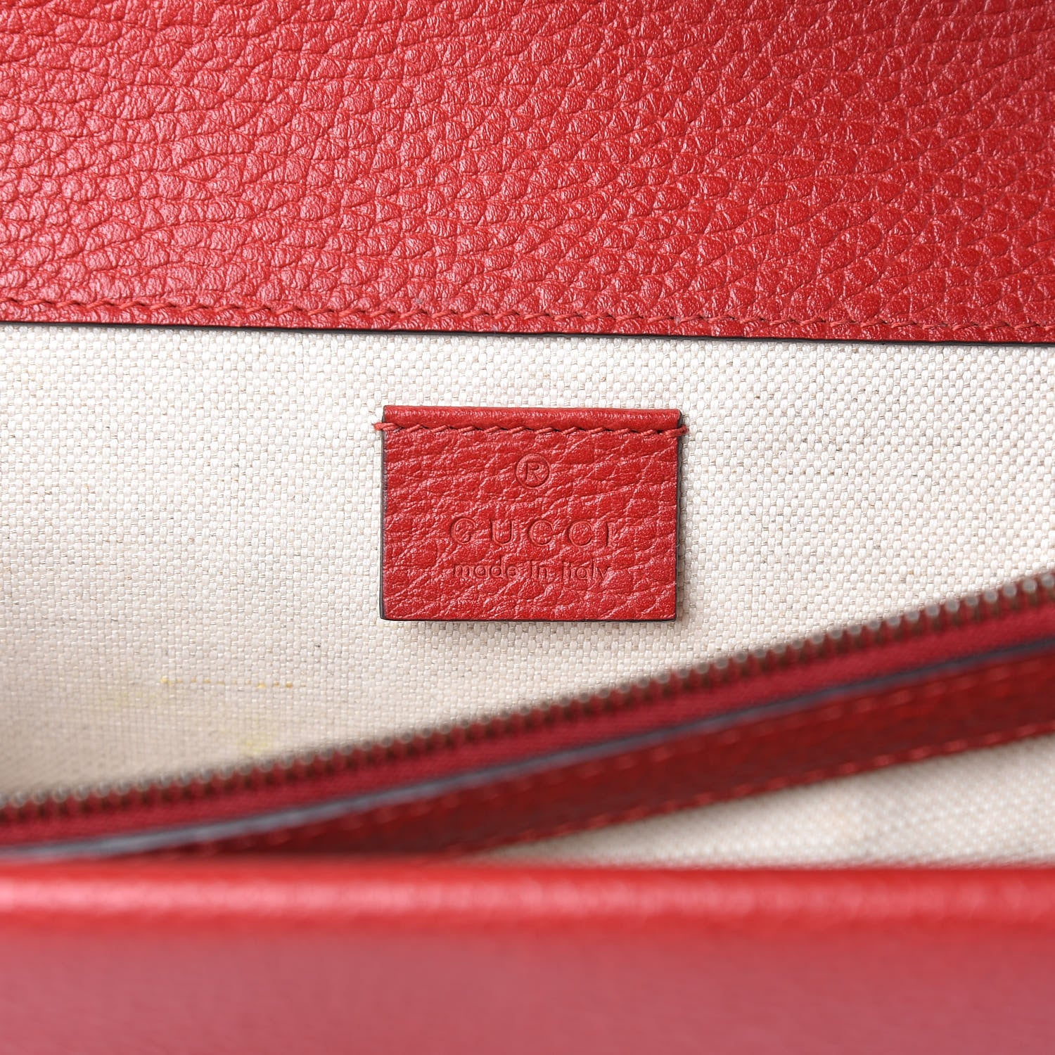 Gucci Dollar Calfskin Swarovski Crystal Small Dionysus Shoulder Bag Hibiscus Red 6 of 10