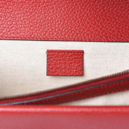 Gucci Dollar Calfskin Swarovski Crystal Small Dionysus Shoulder Bag Hibiscus Red 6 of 10