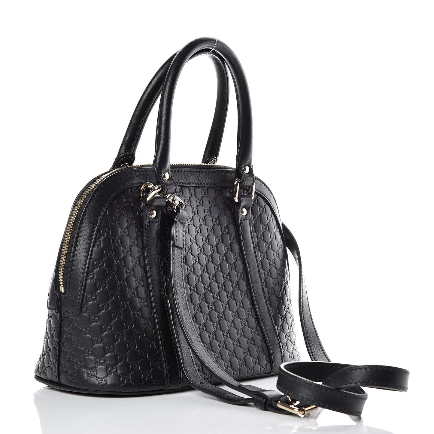 Microguccissima Mini Dome Bag Black