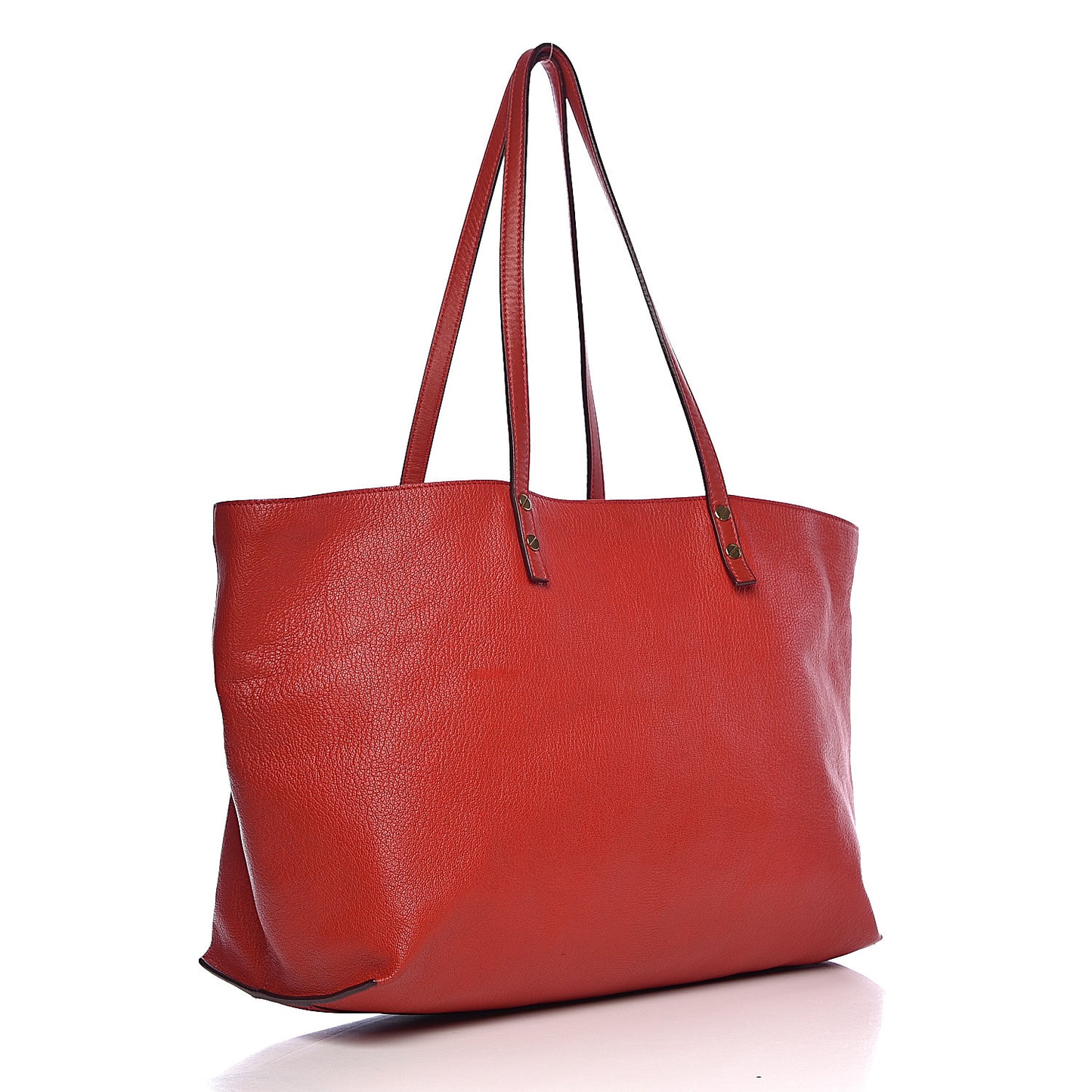 Goatskin Dilan East West Tote Red