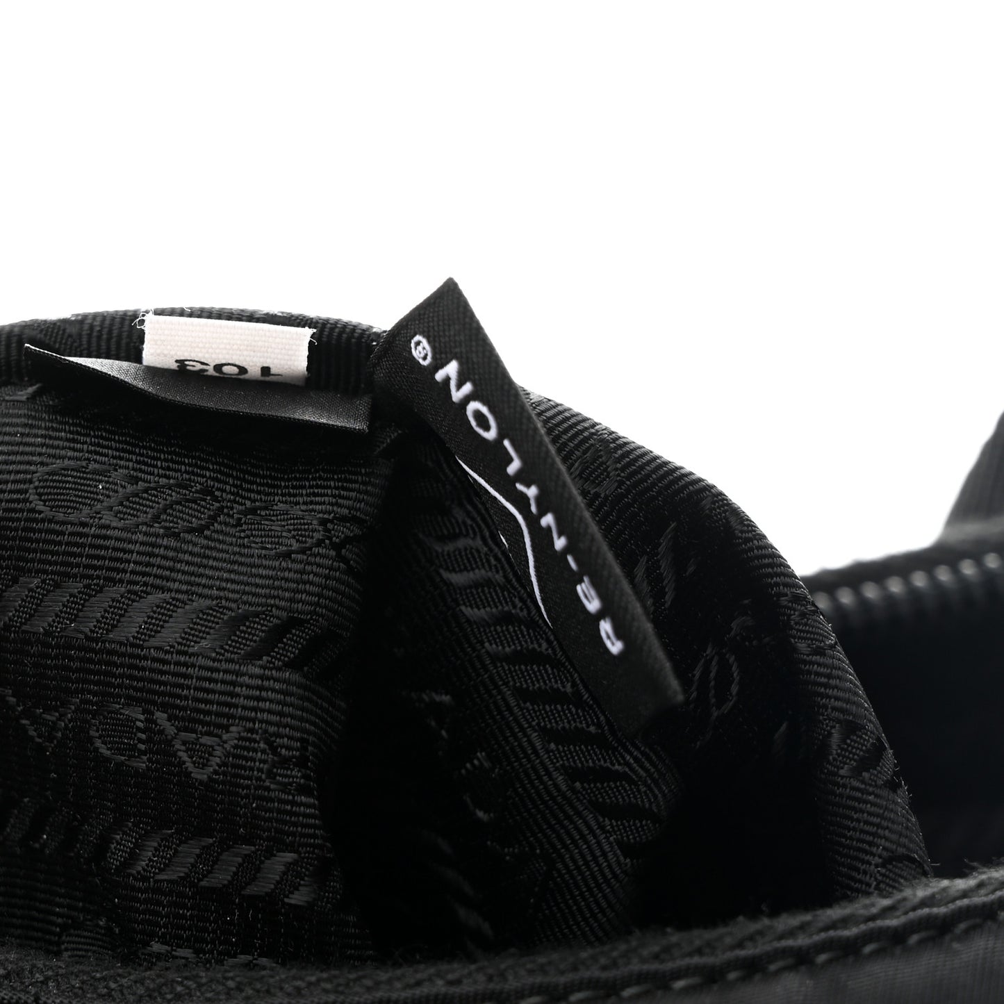Tessuto Nylon Mini Re-Edition 2000 Bag Black