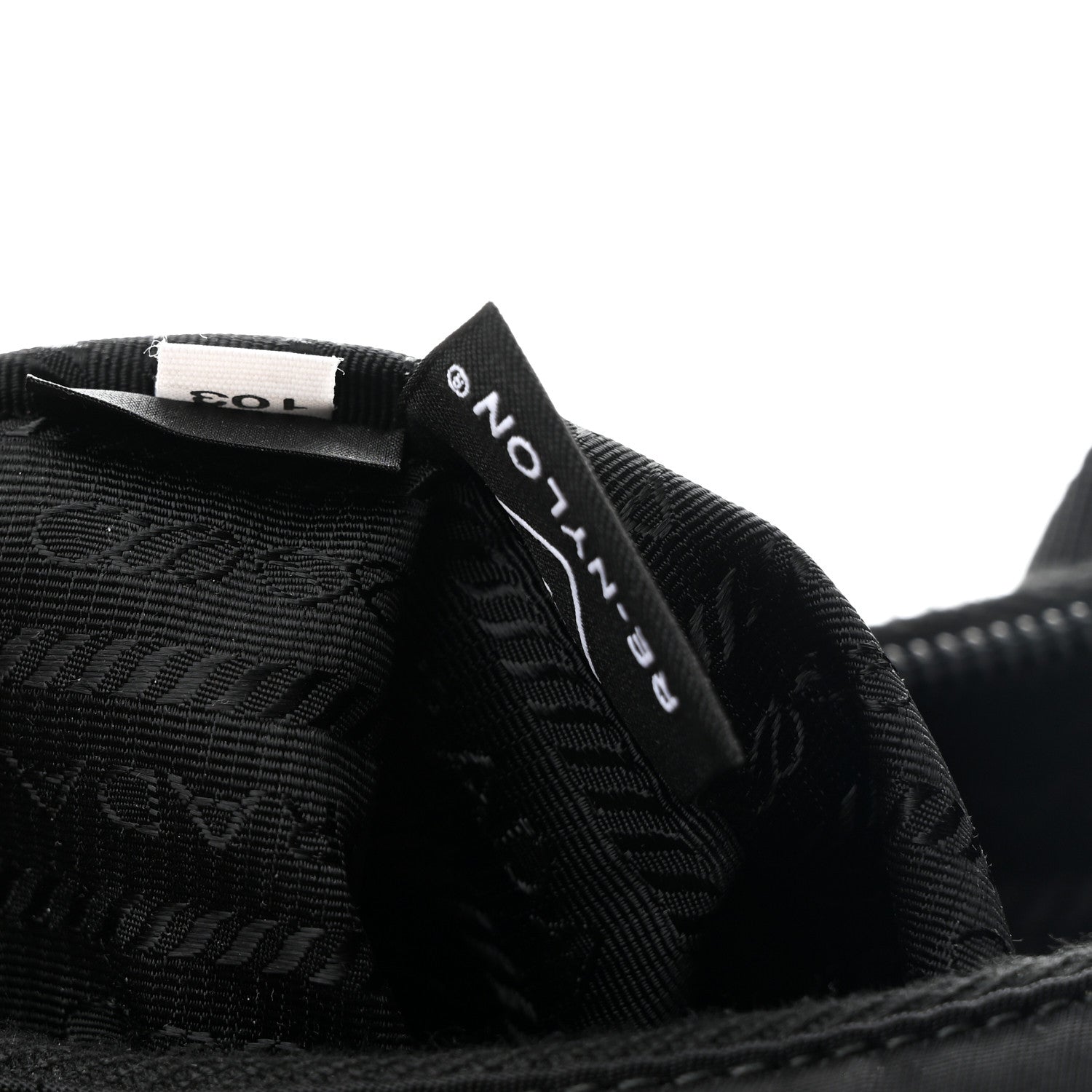 Prada Tessuto Nylon Mini Re-Edition 2000 Bag Black 8 of 11