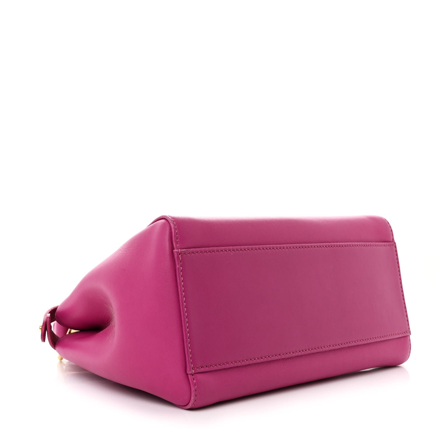 Fendi Nappa Mini Peekaboo Iconic Satchel Magenta 4 of 11