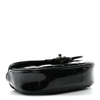 Chanel Patent Calfskin Quilted Mini Flap Black 4 of 11