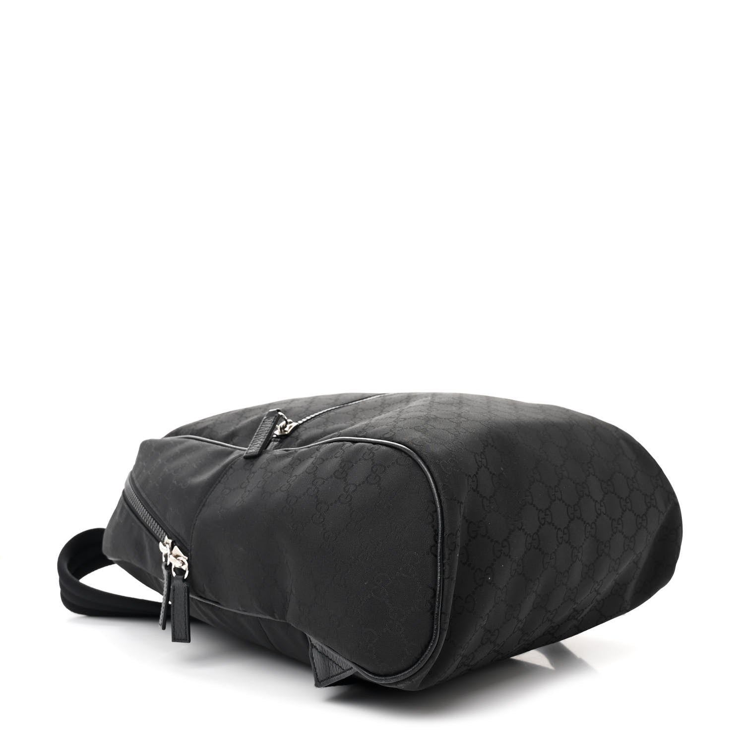 Gucci Nylon Monogram Slim Backpack Black 4 of 10