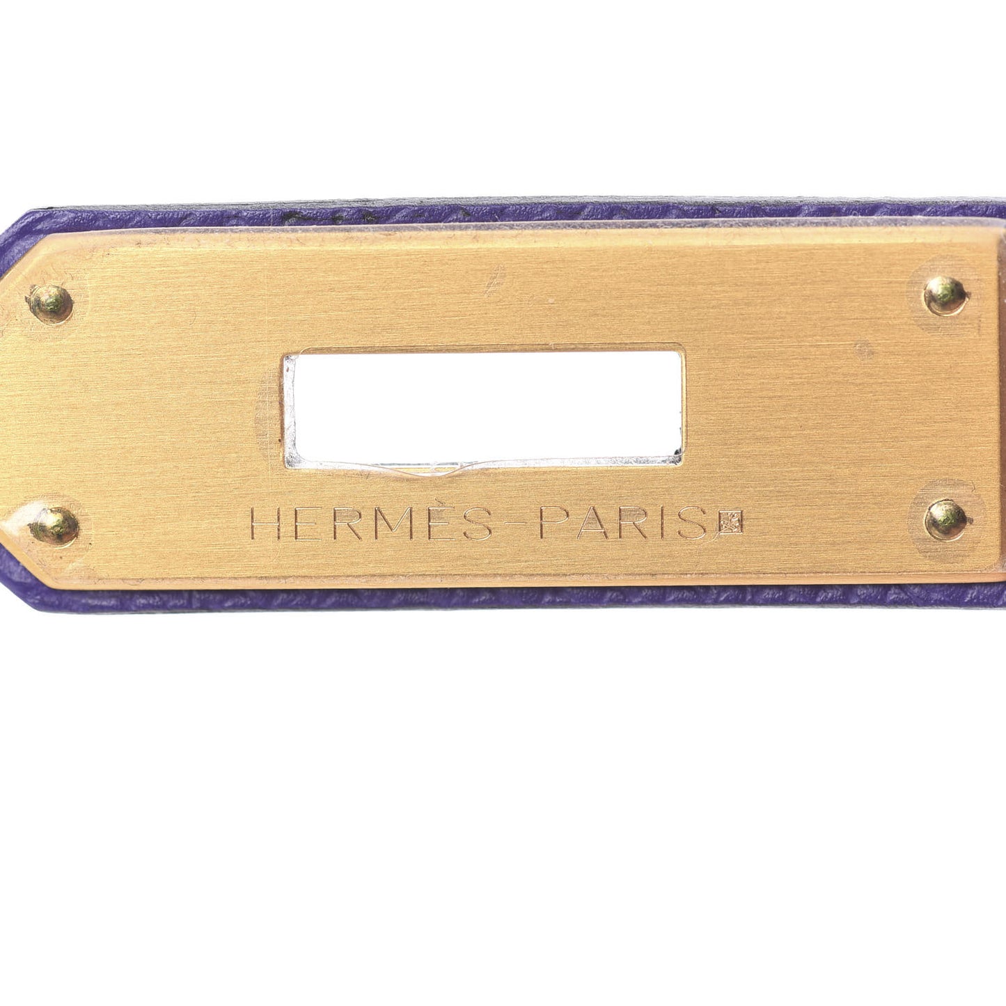 Epsom Horseshoe Birkin 30 Blue Encre Ultraviolet Rose Tyrien