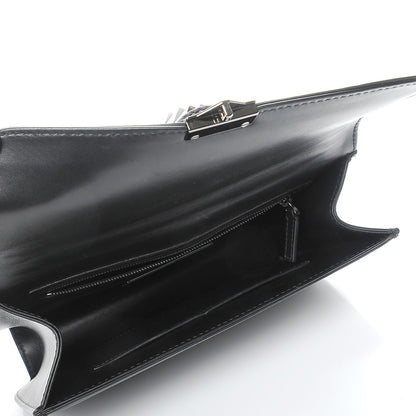 Valentino Garavani Vitello Medium Glam Lock Rockstud Flap Black 5 of 7