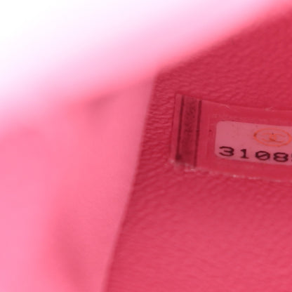 Chanel Caviar Lizard Embossed Quilted Mini Coco Handle Flap Pink 7 of 11