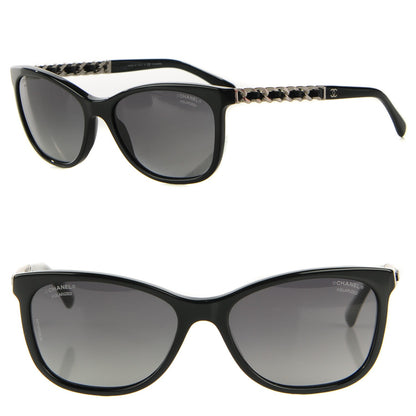 Chanel Cat Eye Chain Sunglasses 5260-Q Black 1 of 6