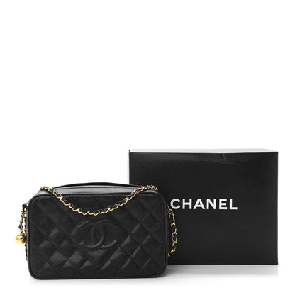 Chanel Caviar Quilted CC Camera Case Black 11 of 11