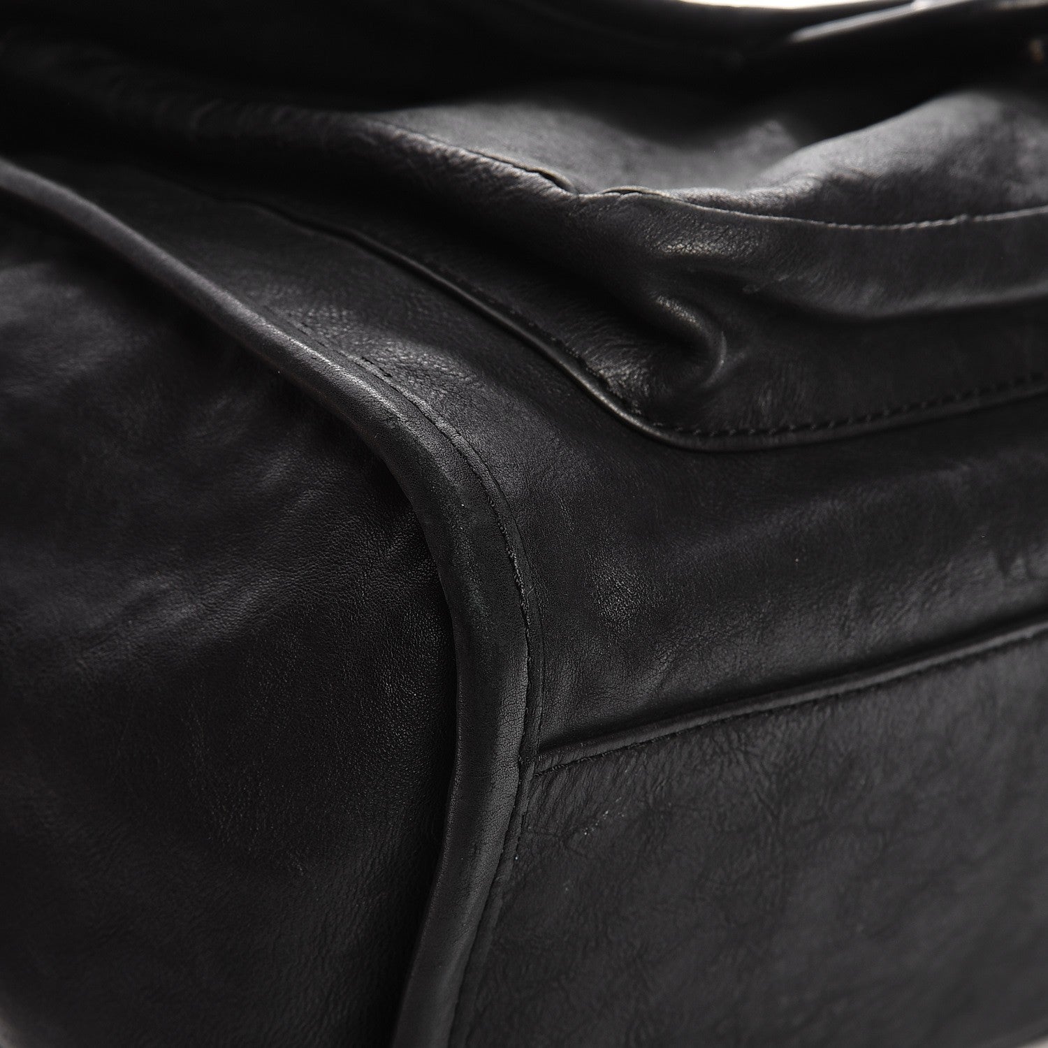 Chanel Calfskin Quilted Large Natural Beauty Flap Black 9 of 12