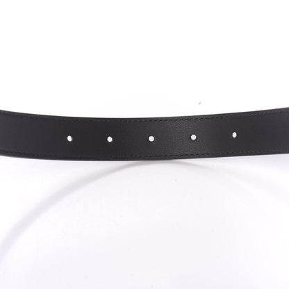 Gucci Moon Calfskin Torchon Double G 25mm Belt 80 32 Black 6 of 9