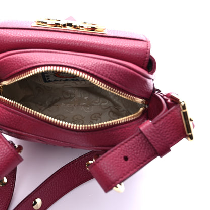 Salvatore Ferragamo Calfskin Gancini Camera Case Melagrana 4 of 9