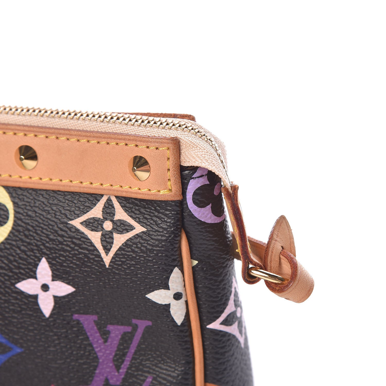 Louis Vuitton Monogram Multicolor Pochette Accessories Black 13 of 13