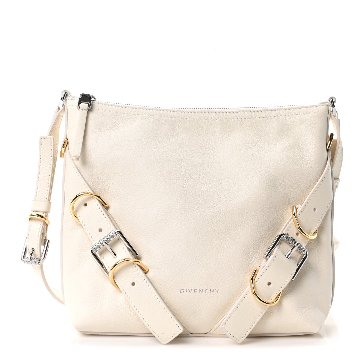 Calfskin Small Voyou Bag Ivory