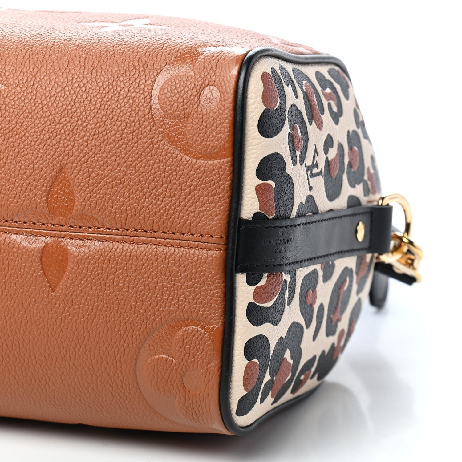 Louis Vuitton Empreinte Monogram Giant Wild At Heart Speedy Bandouliere 25 Caramel 9 of 9