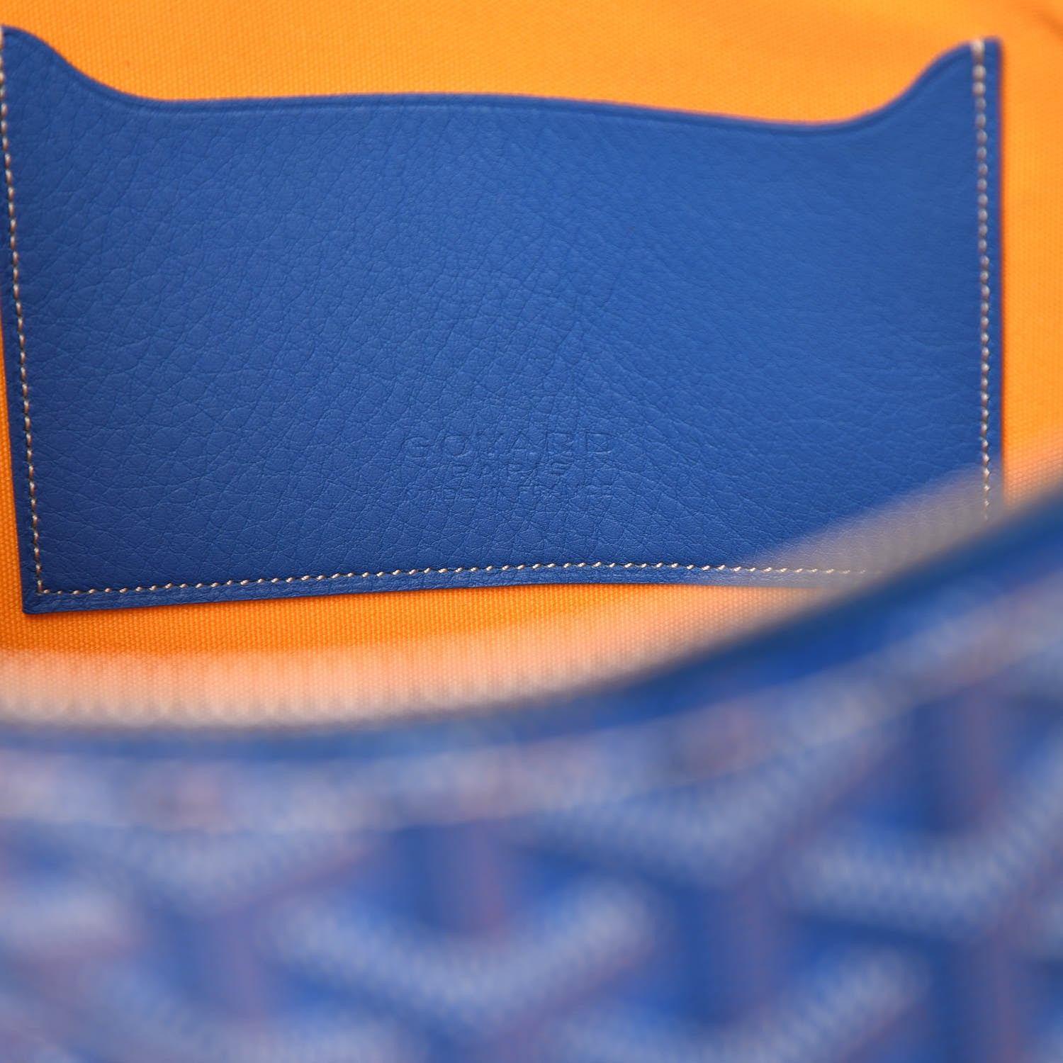 Goyard Goyardine Senat Pochette MM Sky Blue 6 of 8