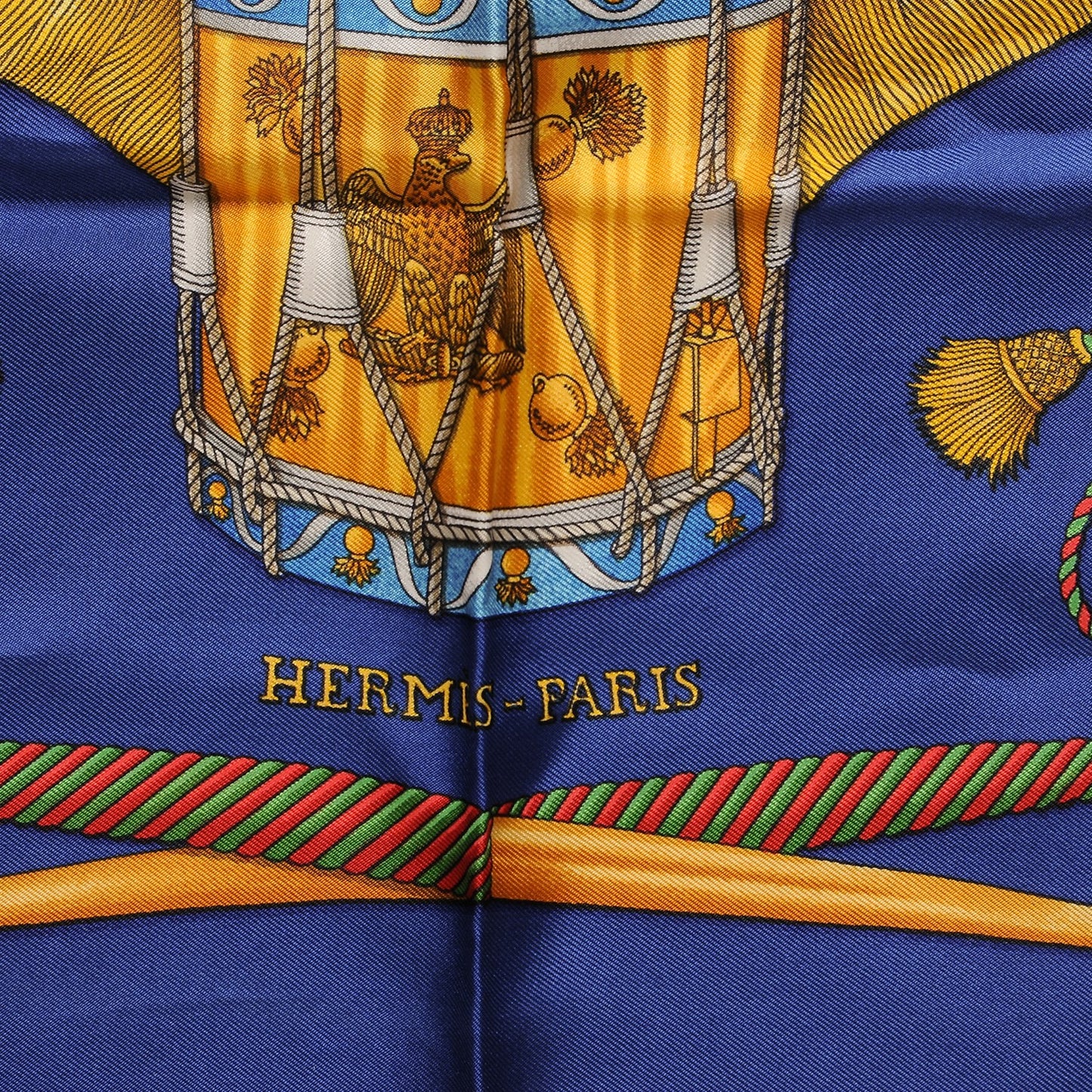 Silk Les Tambours Scarf 90