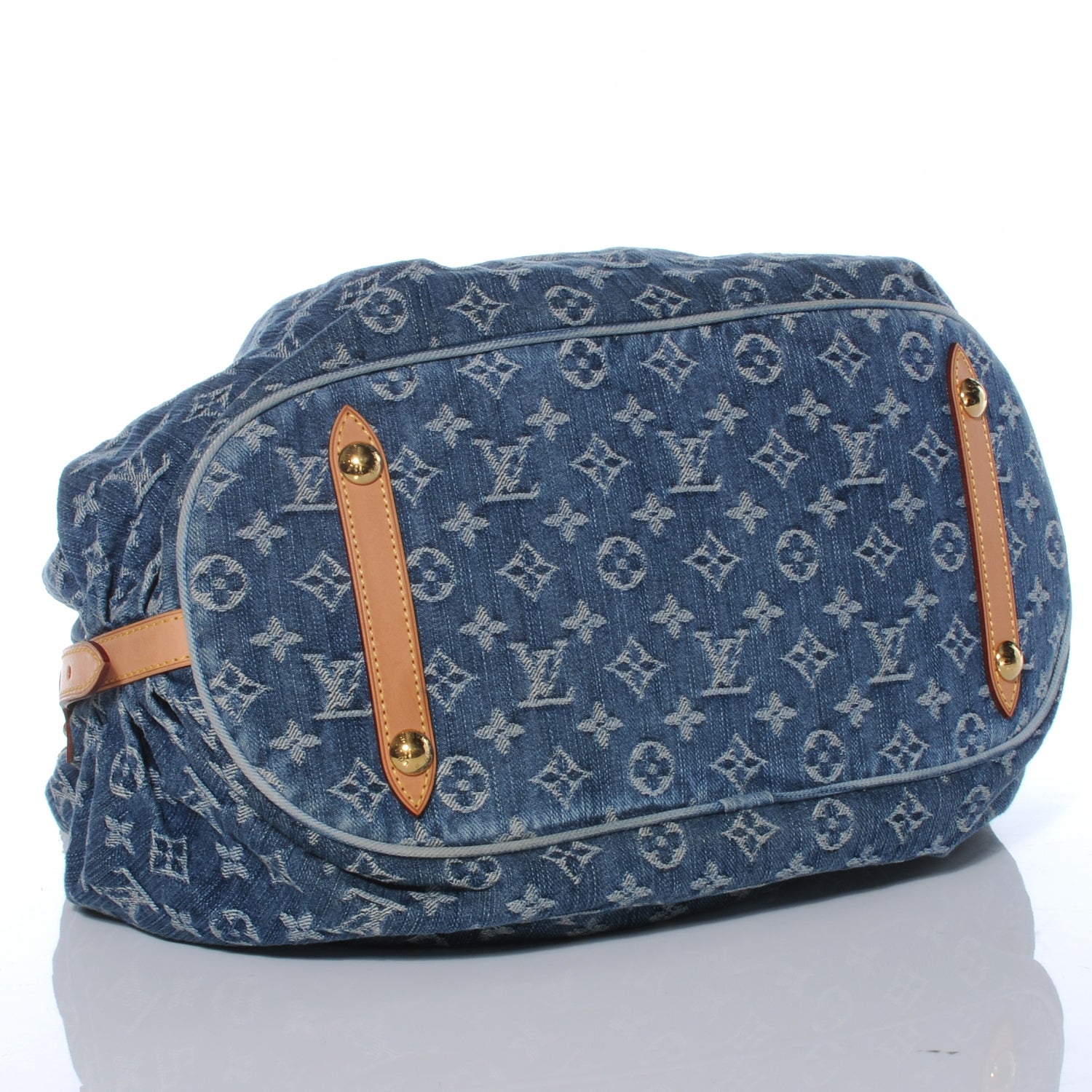 Louis Vuitton Denim Mahina XL Blue 4 of 7