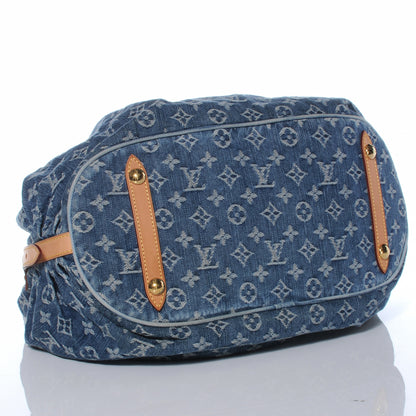 Louis Vuitton Denim Mahina XL Blue 4 of 7
