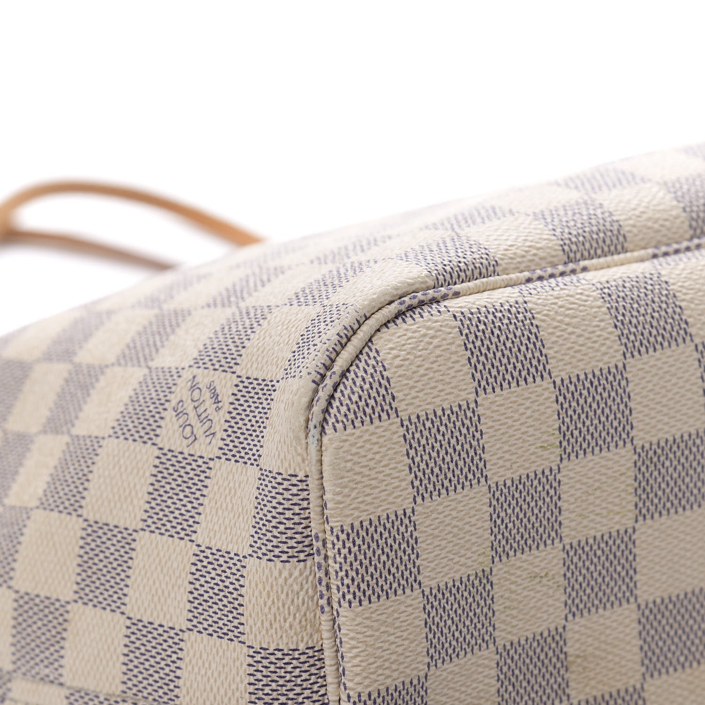 Damier Azur Neo Neverfull MM Rose Ballerine