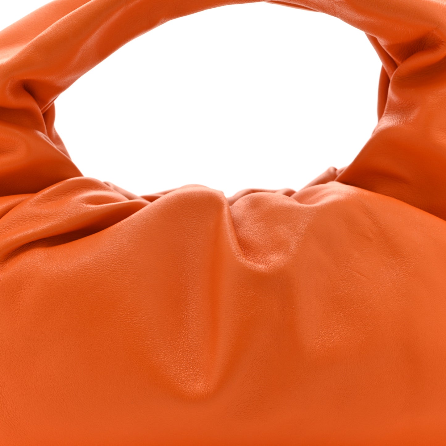 Smooth Butter Calfskin Medium The Shoulder Pouch Light Orange