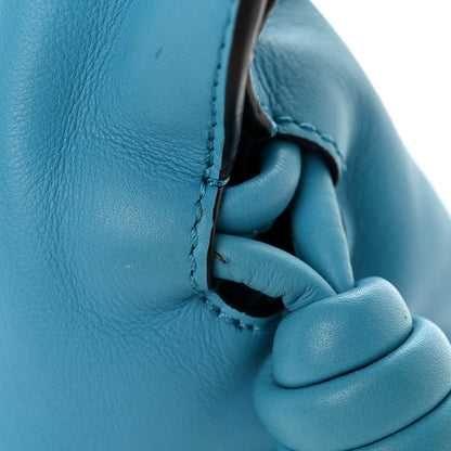 Loewe Nappa Medium Flamenco Knot Bag Cyan 10 of 10
