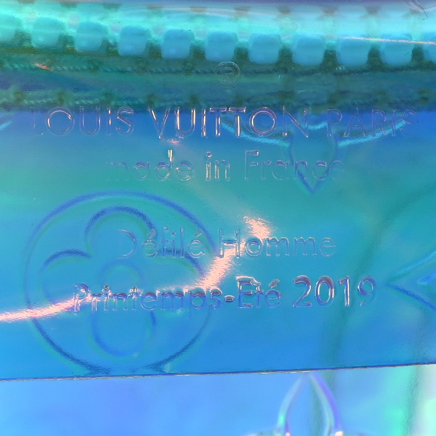 Louis Vuitton PVC Monogram Keepall Bandouliere 50 Iridescent Prism 5 of 10