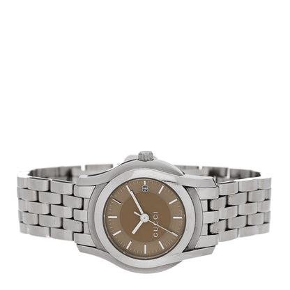 Gucci Stainless Steel 27mm 5500L Quartz Watch Brown 2 of 5