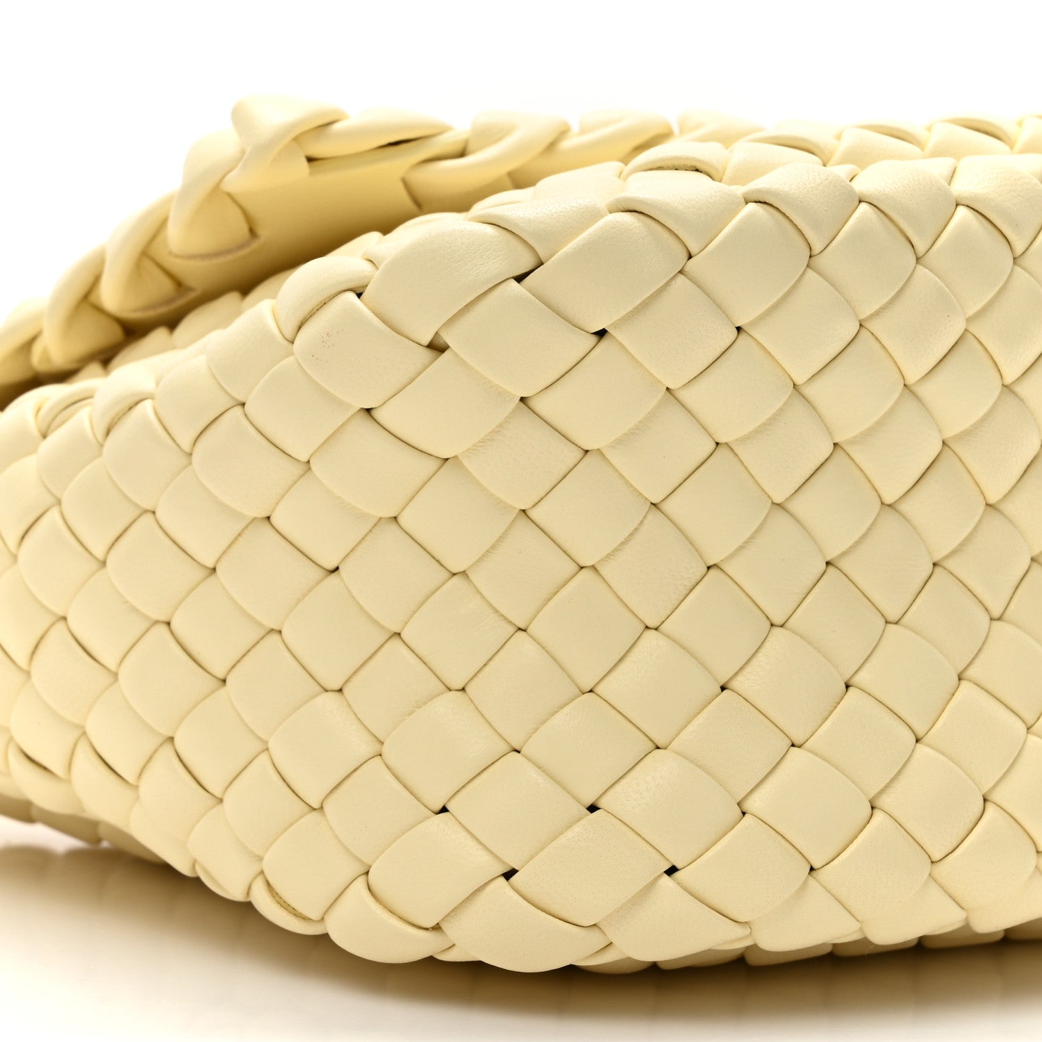 Bottega Veneta Nappa Intreccio Mini Cobble Shoulder Bag Chamomile 10 of 11