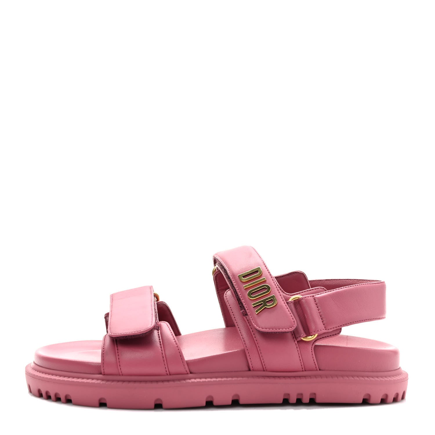 Christian Dior Lambskin Dioract Sandals 37 Pink 1 of 9