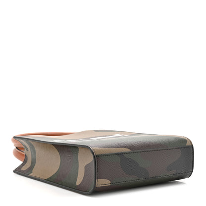 Celine Canvas Calfskin Mini Vertical Cabas Khaki 4 of 10