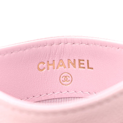 Chanel Caviar Quilted Card Holder Light Pink 6 of 8