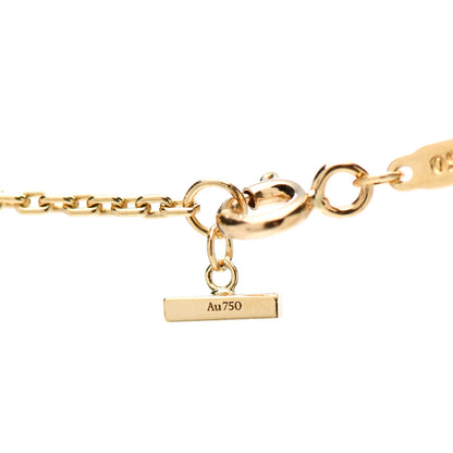 Tiffany 18K Yellow Gold Diamond Medium T Smile Pendant Necklace 5 of 9