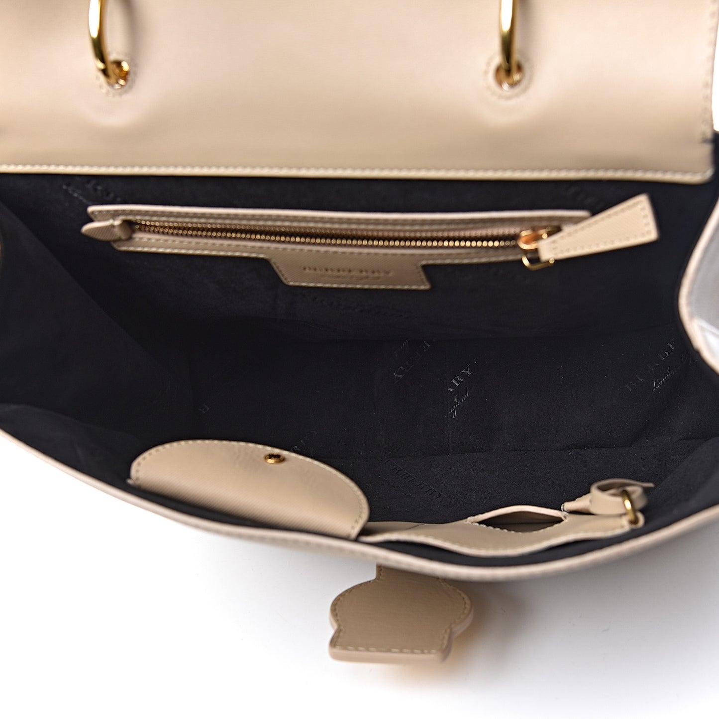 Trench Calfskin Large DK88 Top Handle Bag Honey