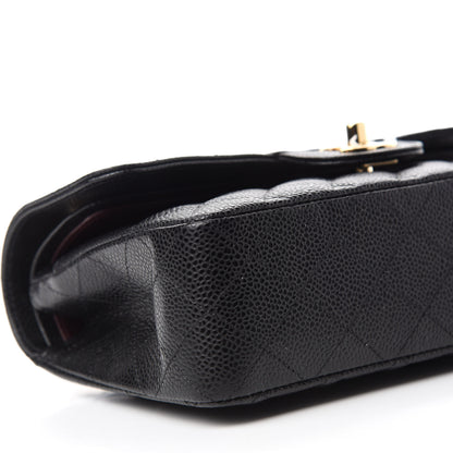 Chanel Caviar Quilted Small Double Flap Black 6 of 11
