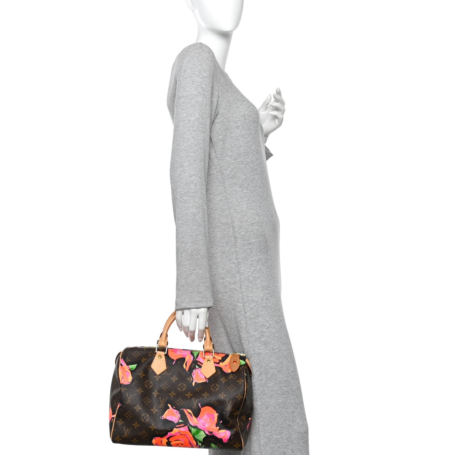Louis Vuitton Monogram Roses Speedy 30 2 of 11