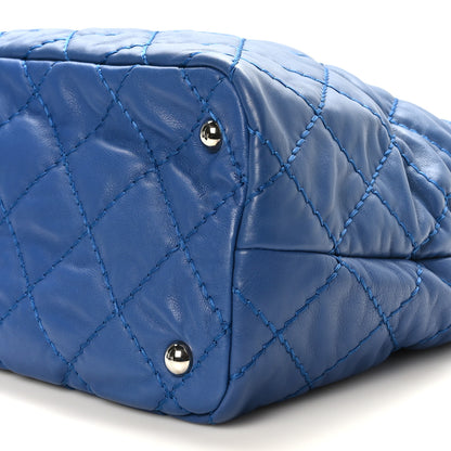 Chanel Calfskin Love Me Tender Large Tote Blue 9 of 9