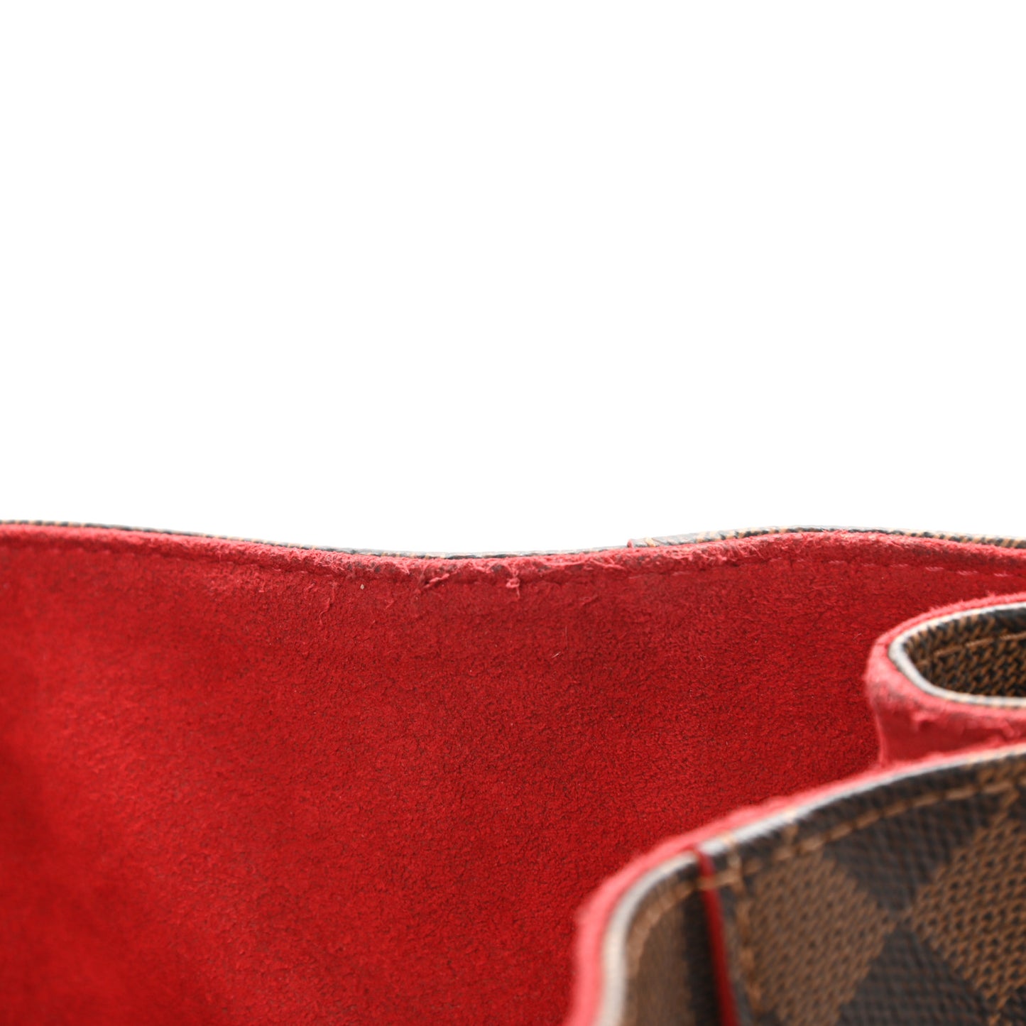 Damier Ebene Caissa Hobo Cherry