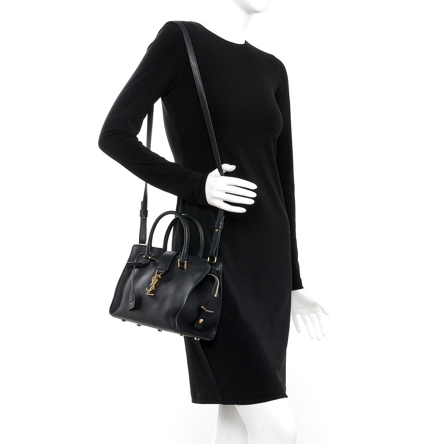 Calfskin Monogram Baby Downtown Cabas Black