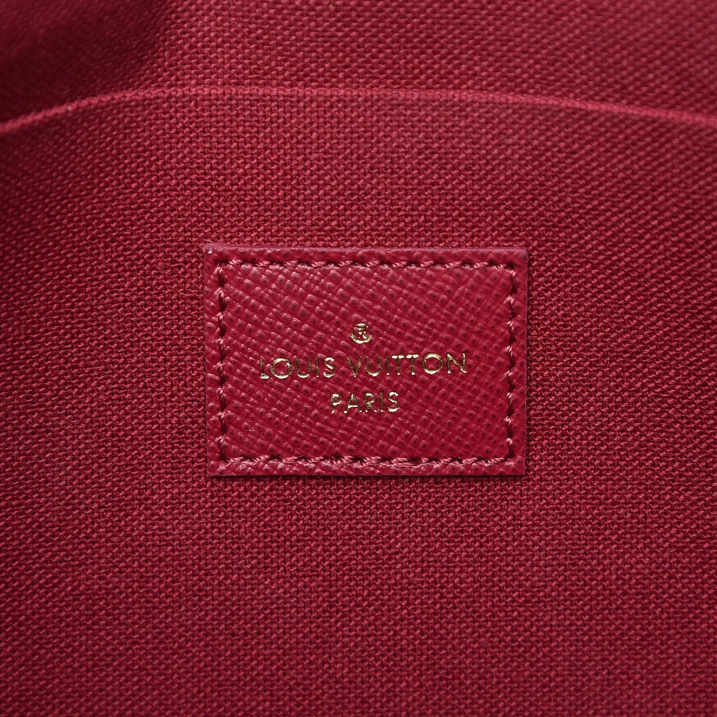 Monogram Pochette Felicie Chain Wallet Fuchsia