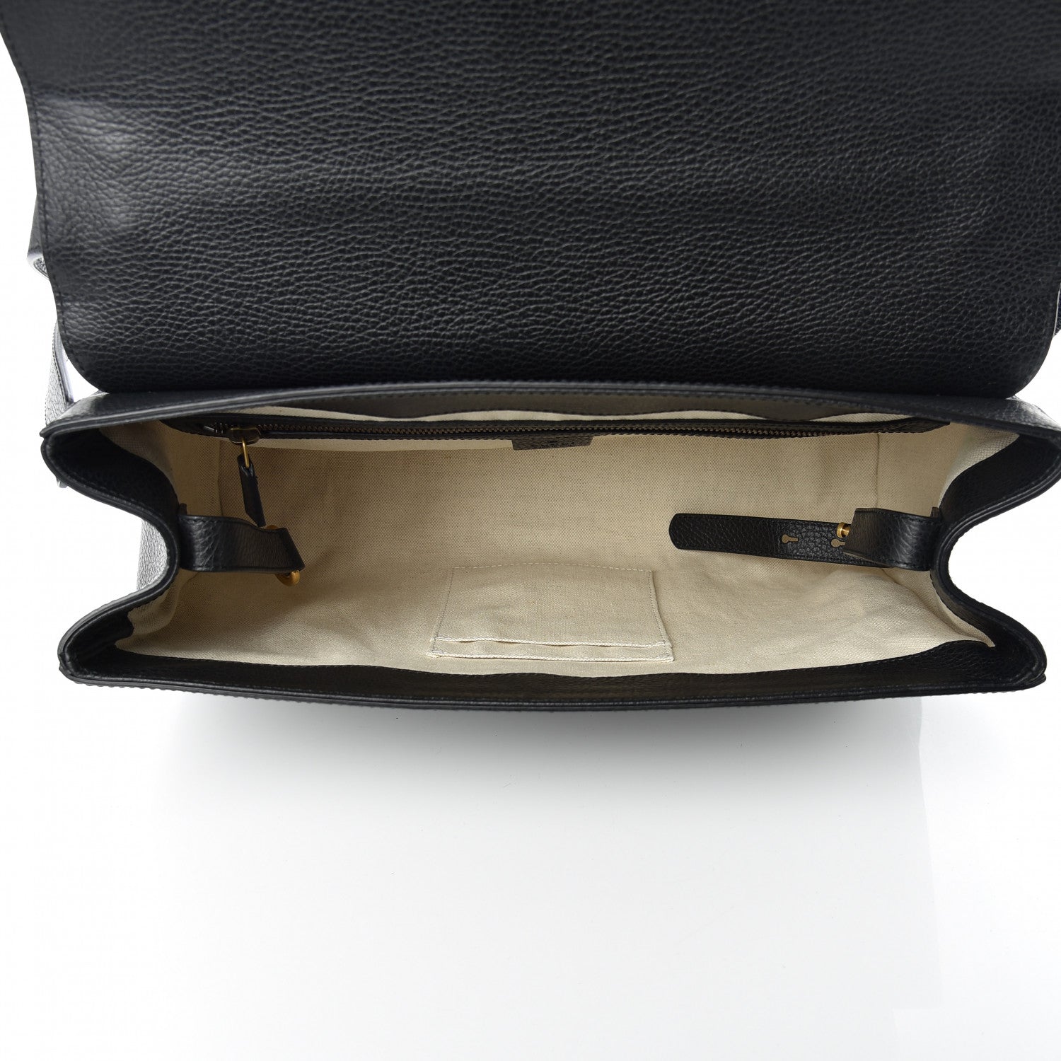 Gucci Calfskin GG Marmont Messenger Bag Black 5 of 10