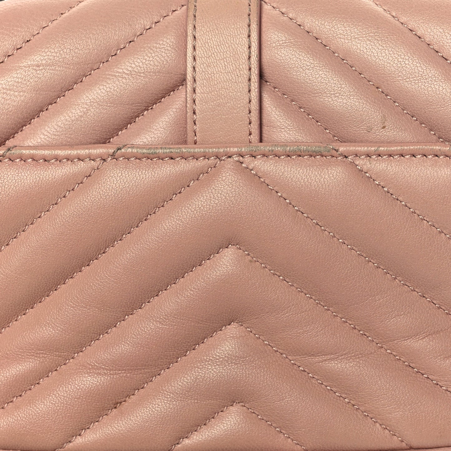 Sheepskin Matelasse Monogram Classic Baby Chain Bag Pale Pink