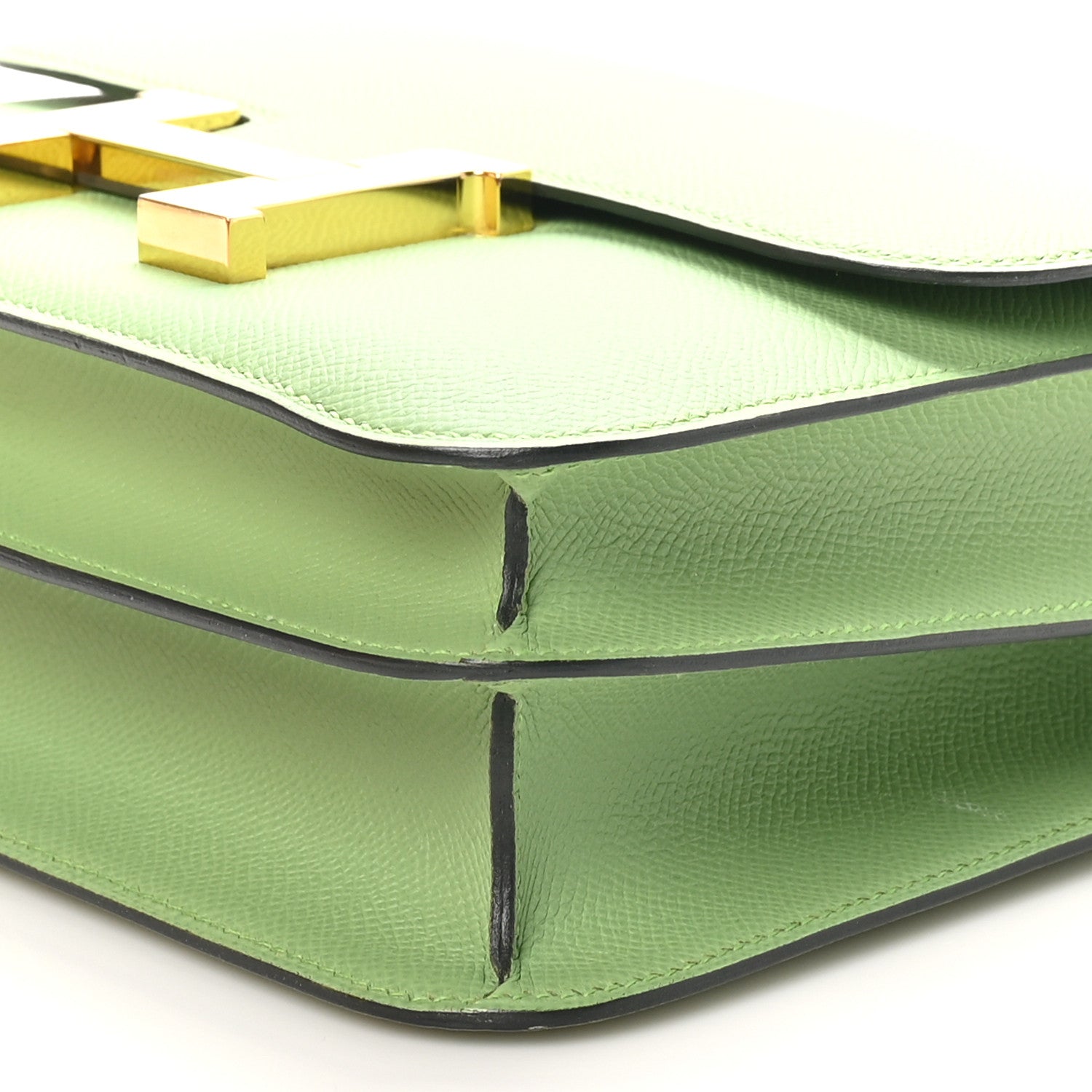Hermes Epsom Constance 24 Vert Criquet 10 of 11