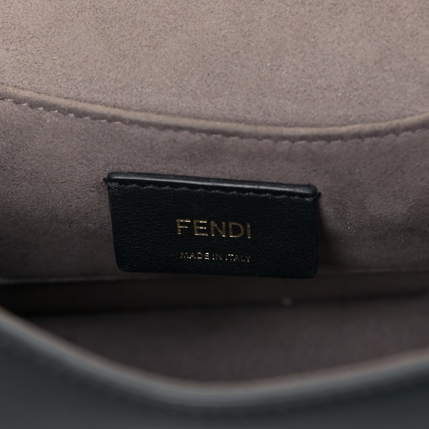 Vitello Century Opaco F is Fendi Small Kan I Shoulder Bag Black