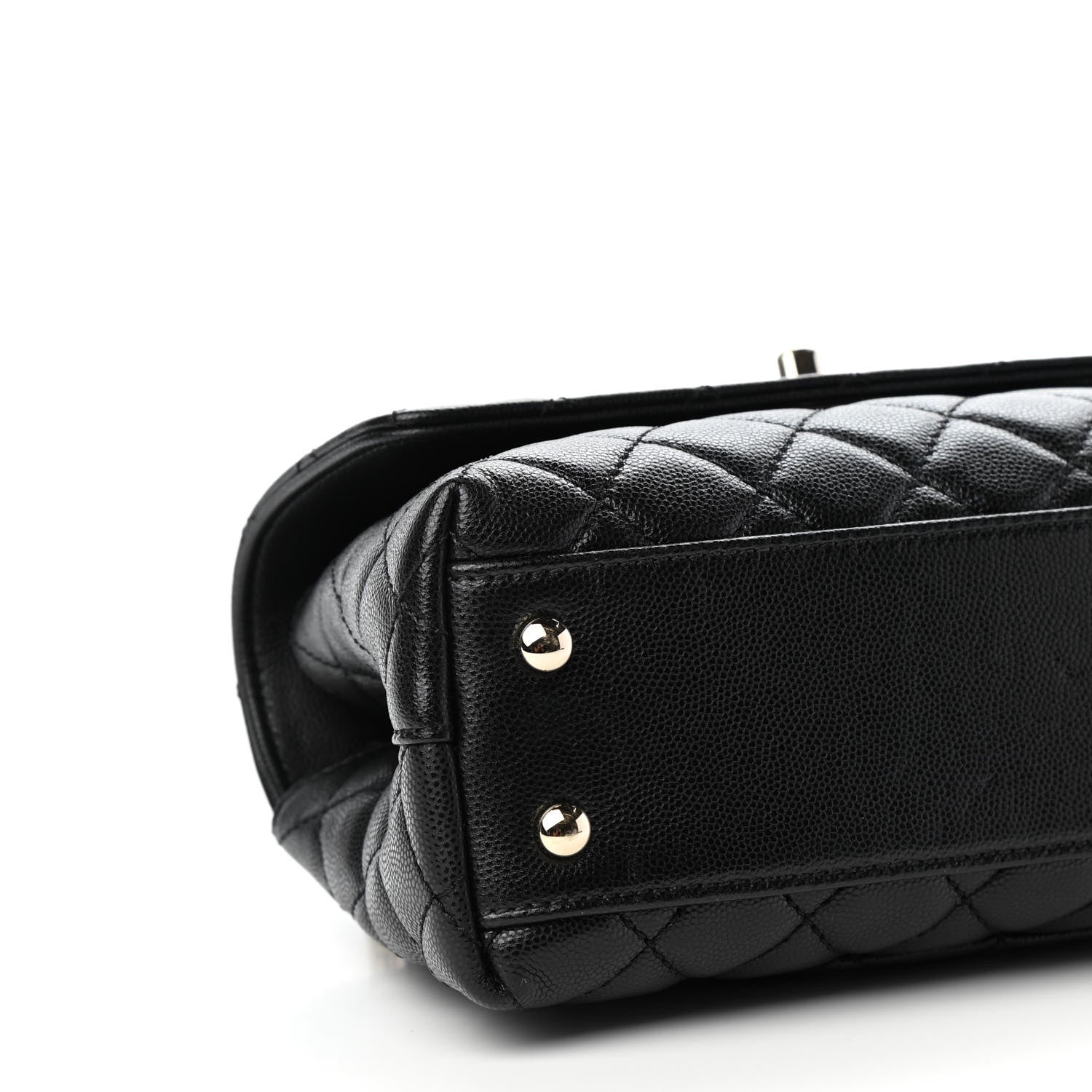 Chanel Caviar Quilted Mini Coco Handle Flap Black 8 of 9