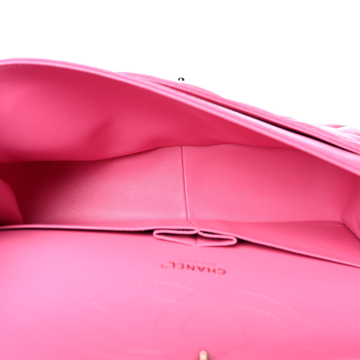 Caviar Quilted Jumbo Double Flap Pink