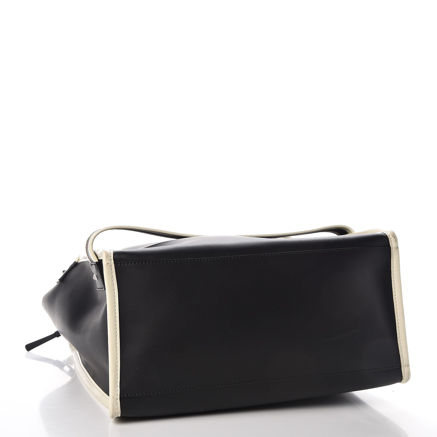 Valentino Garavani Mens Calfskin Striped Tote Black 5 of 12