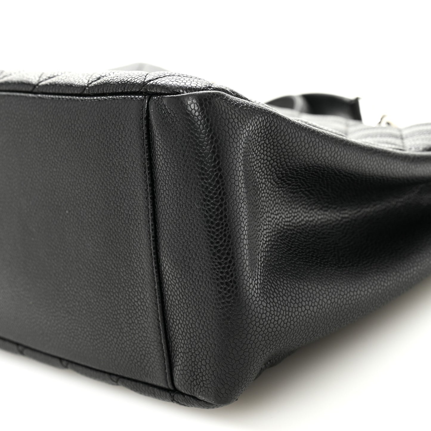 Caviar Quilted Grand Shopping Tote GST Black